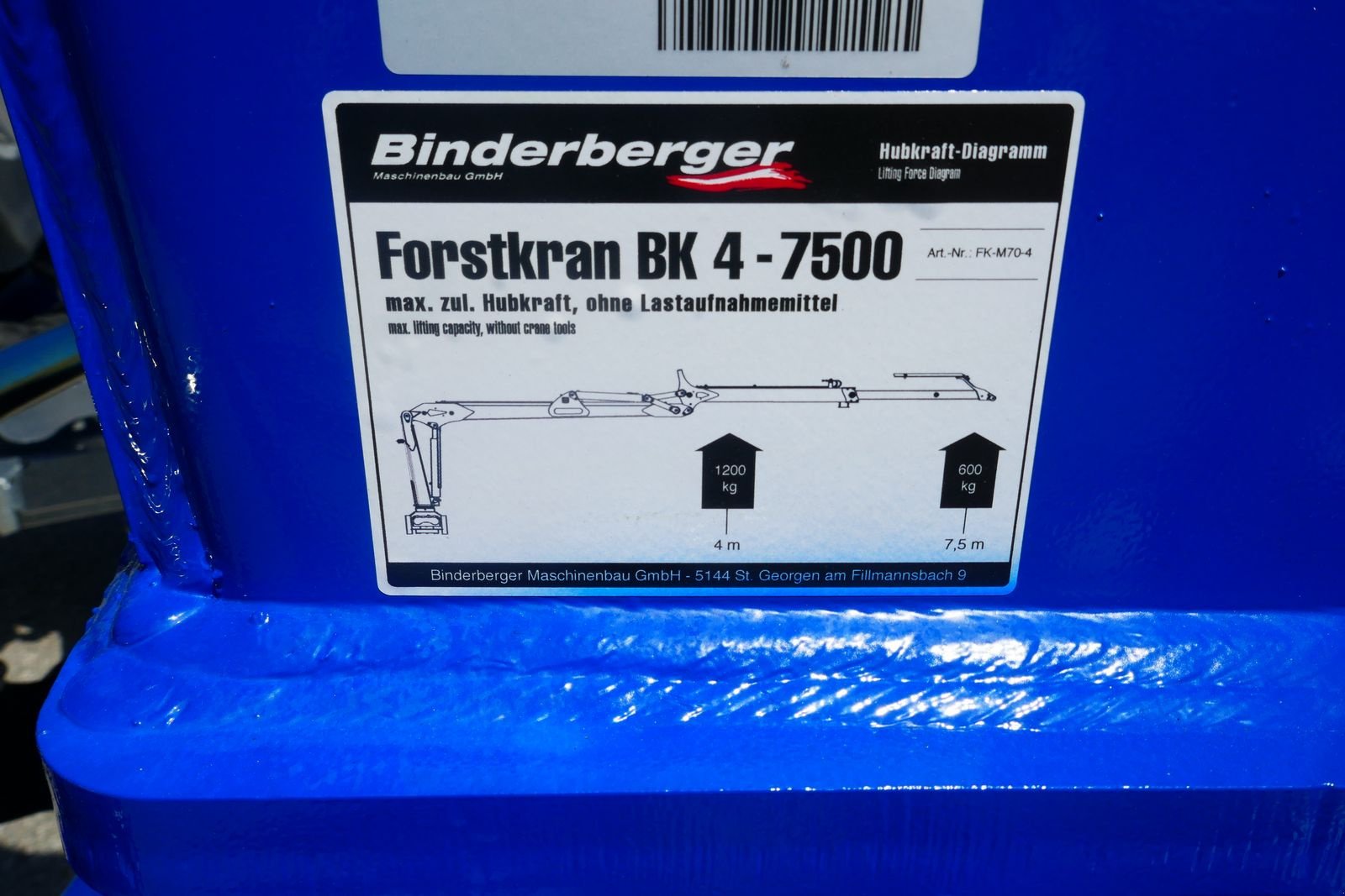 Rückewagen & Rückeanhänger of the type Binderberger RW 10 Alpin + BK 4 - 7500, Gebrauchtmaschine in Villach (Picture 14)