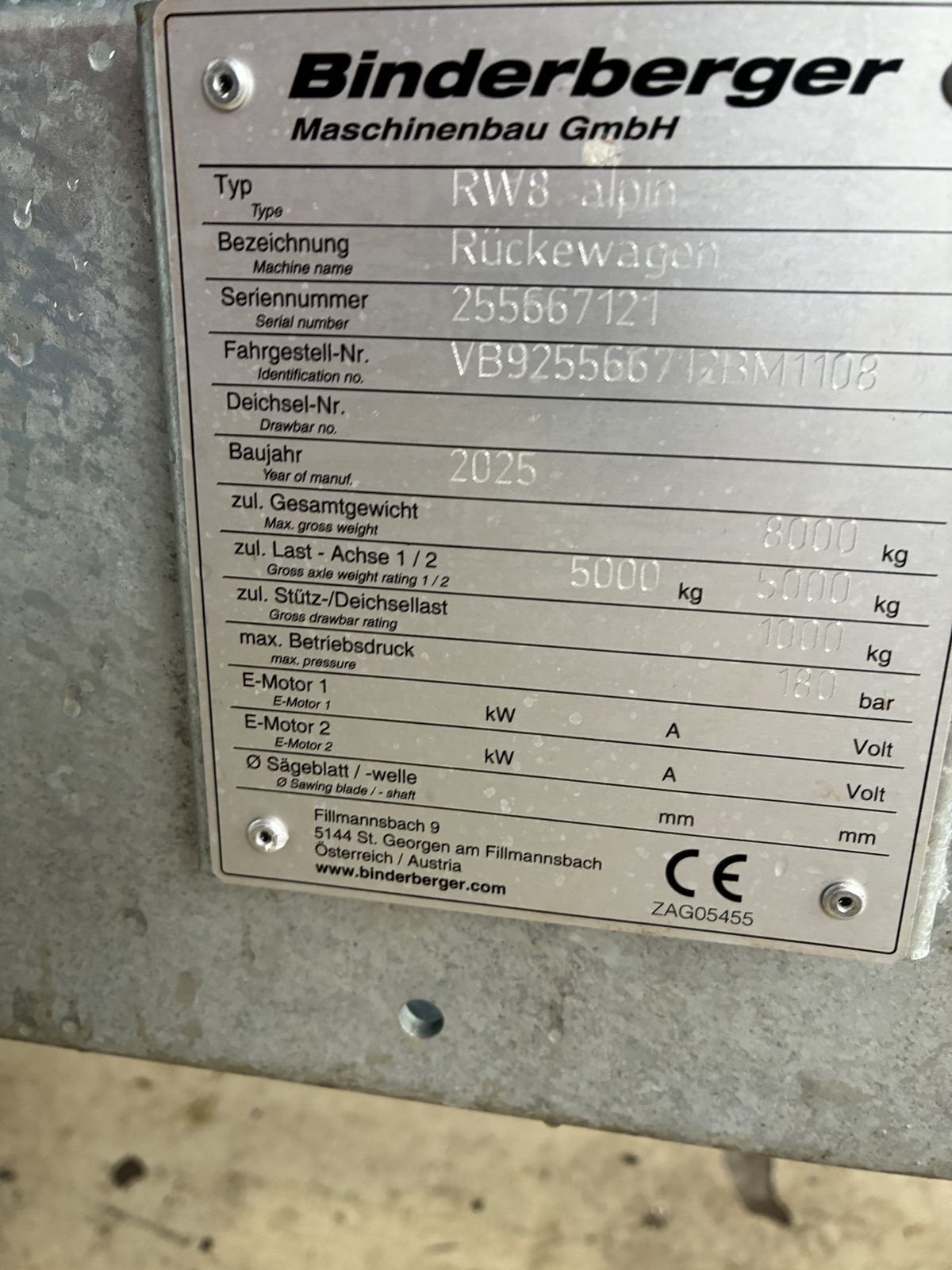 Rückewagen & Rückeanhänger типа Binderberger RW 8 Alpin, Gebrauchtmaschine в Villach (Фотография 13)