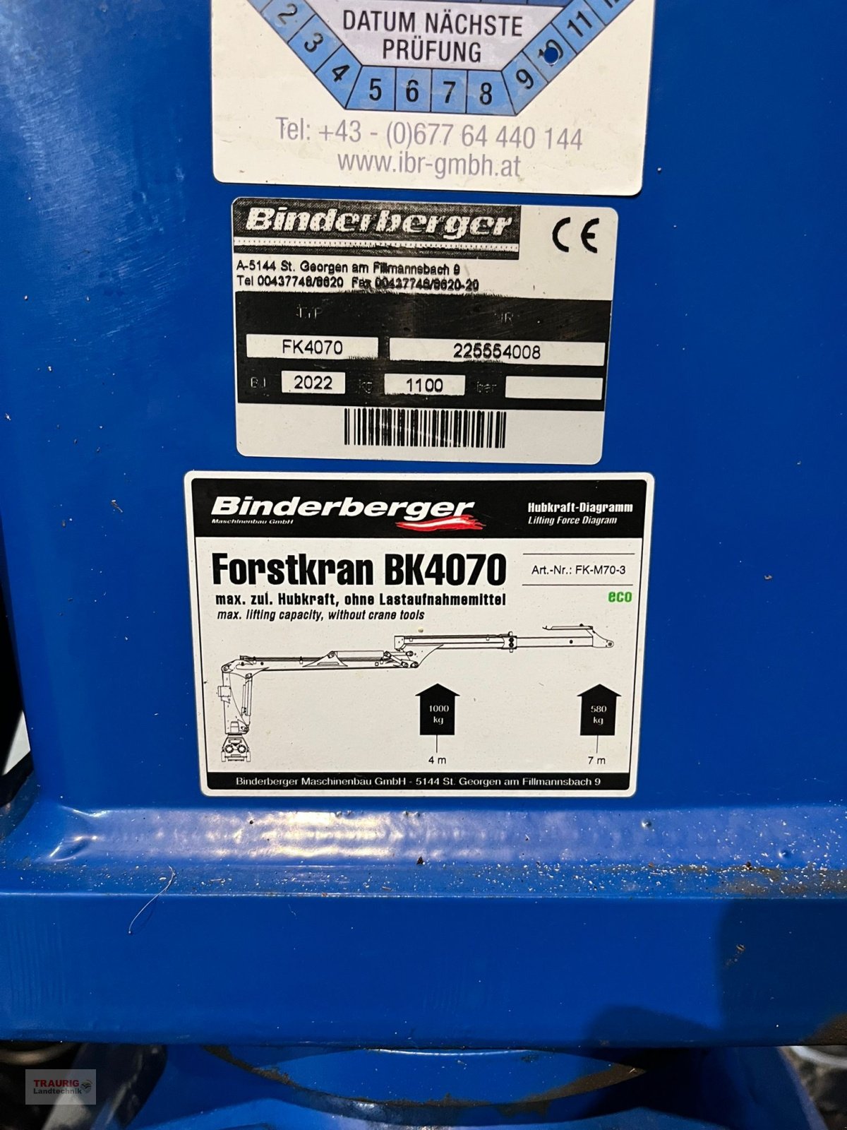 Rückewagen & Rückeanhänger des Typs Binderberger RW12 + BK4070, Gebrauchtmaschine in Mainburg/Wambach (Bild 8)