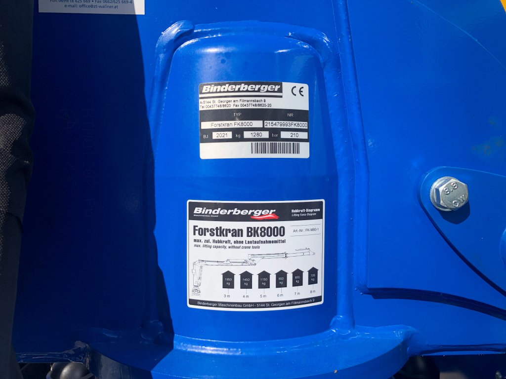 Rückewagen & Rückeanhänger typu Binderberger RW12 BK8000, Neumaschine v Rennertshofen (Obrázek 8)