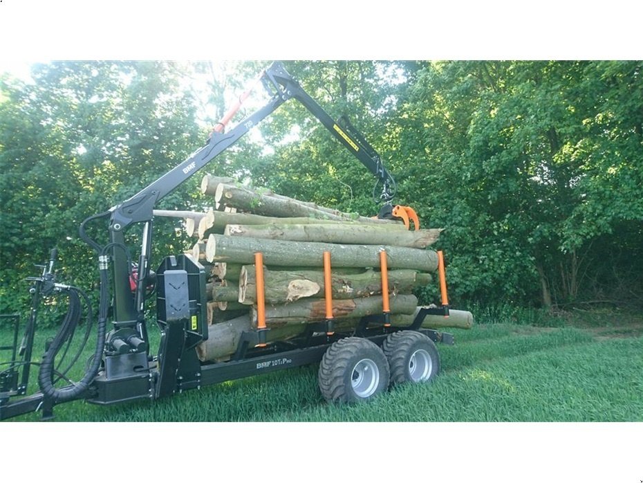 Rückewagen & Rückeanhänger Türe ait BMF 10 t. skovvogn med 7,2 m kran, Gebrauchtmaschine içinde Fredericia (resim 2)