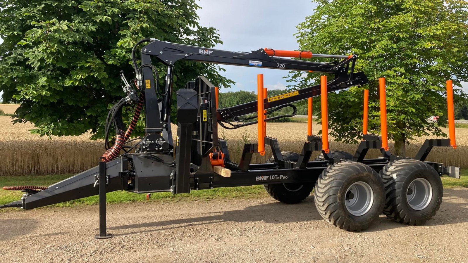 Rückewagen & Rückeanhänger van het type BMF 10 t. skovvogn med 7,2 m kran, Gebrauchtmaschine in Fredericia (Foto 1)