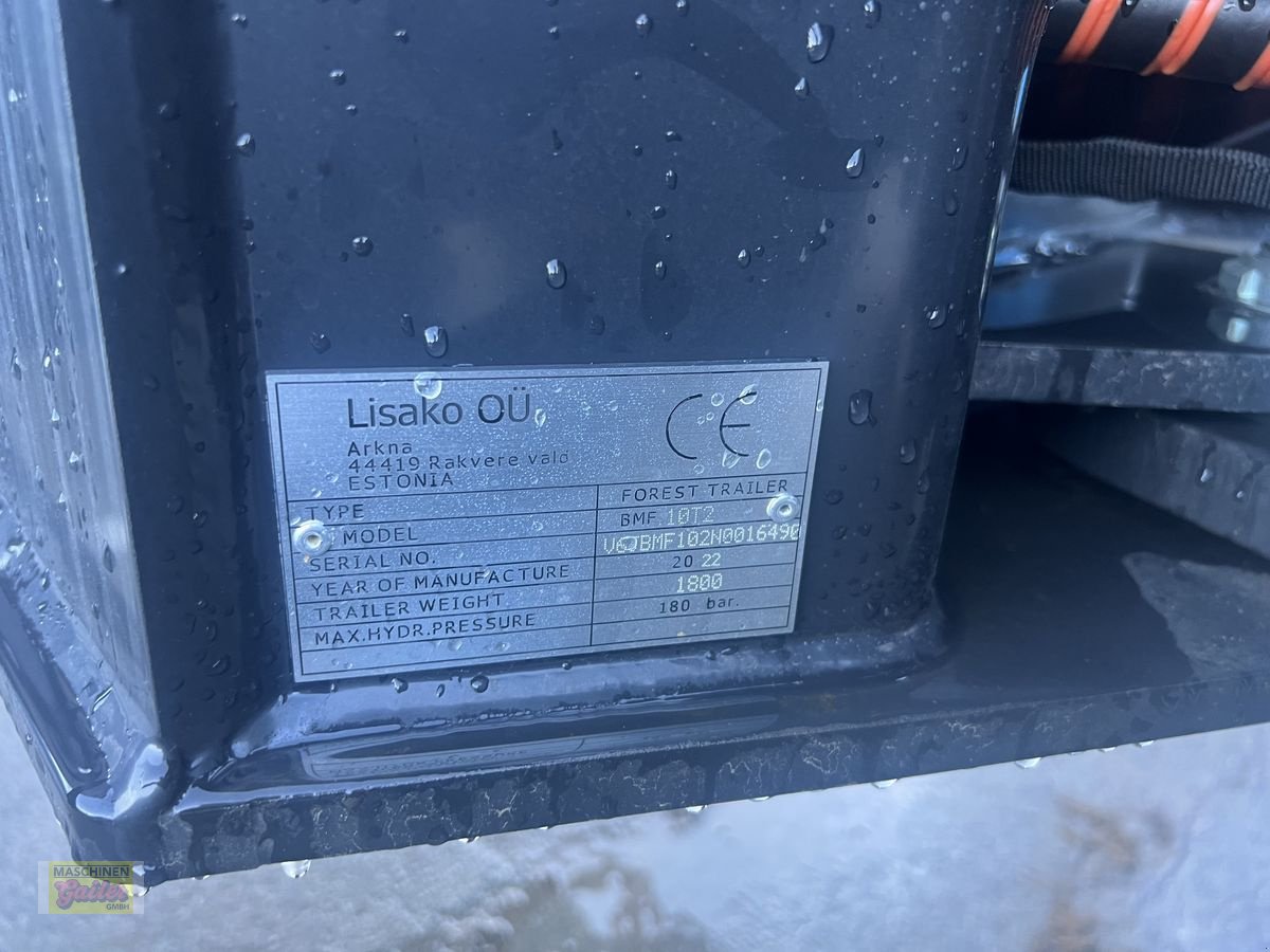 Rückewagen & Rückeanhänger типа BMF 10T2 Doppelrahmen mit Kran BMF 750, Neumaschine в Kötschach (Фотография 15)