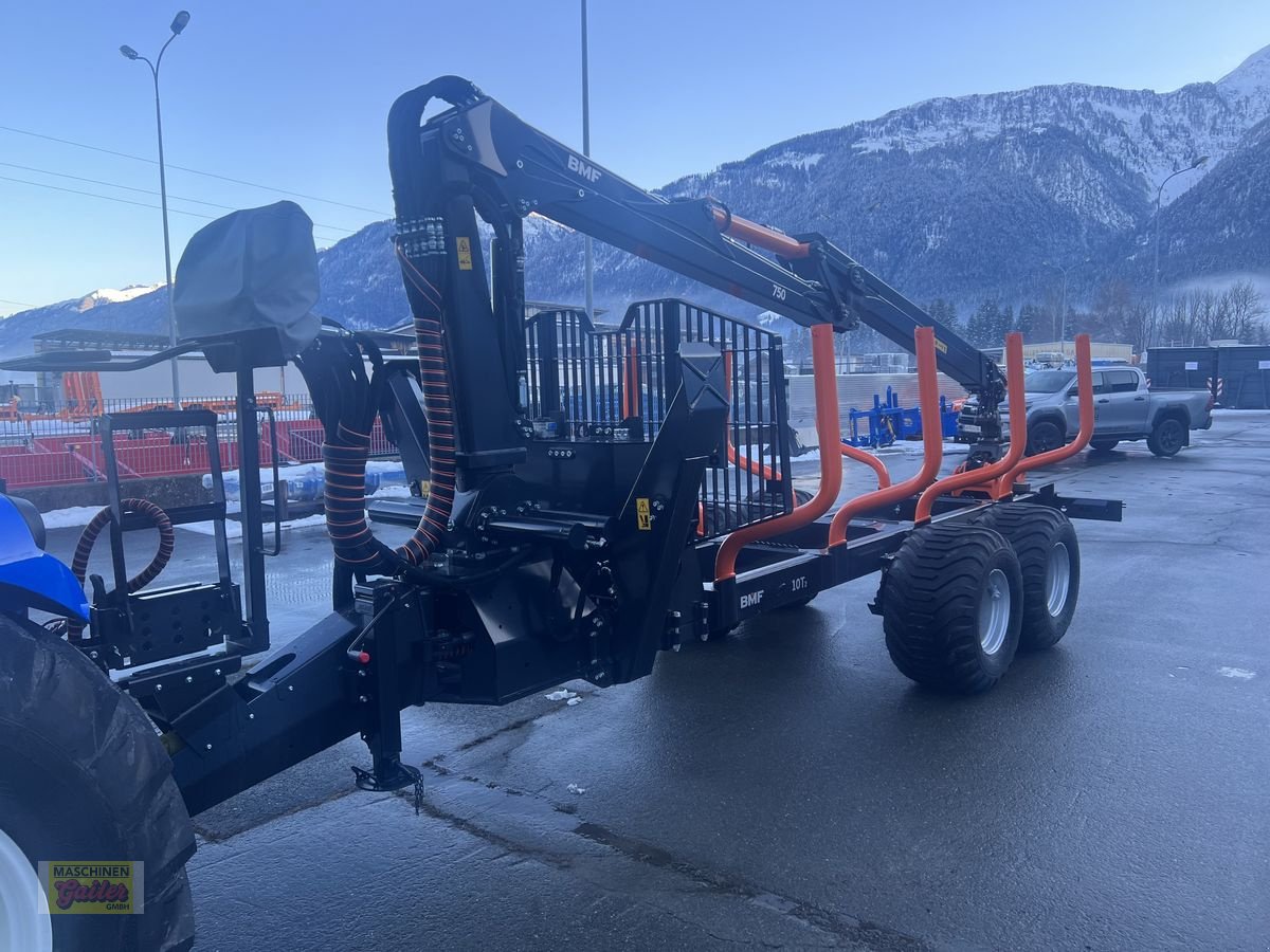 Rückewagen & Rückeanhänger типа BMF 10T2 Doppelrahmen mit Kran BMF 750, Neumaschine в Kötschach (Фотография 4)