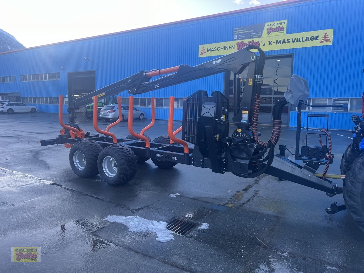 Rückewagen & Rückeanhänger типа BMF 10T2 Doppelrahmen mit Kran BMF 750, Neumaschine в Kötschach (Фотография 9)