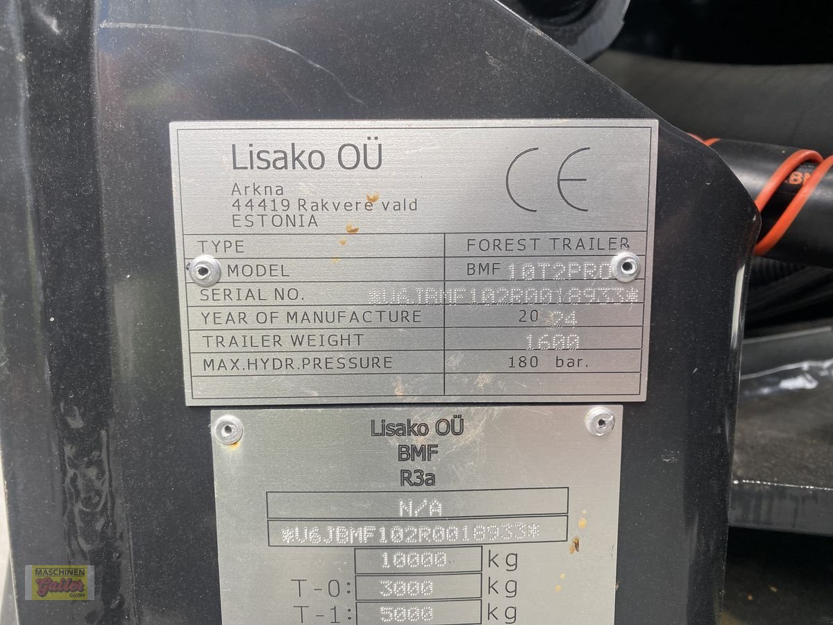 Rückewagen & Rückeanhänger a típus BMF 10T2Pro mit Kran 850HP und Hochsitz, Neumaschine ekkor: Kötschach (Kép 31)