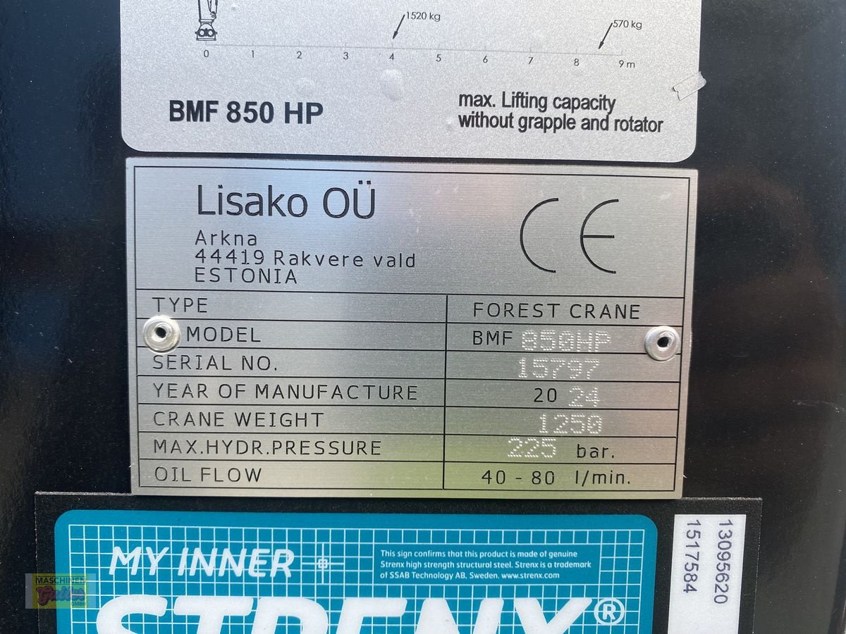 Rückewagen & Rückeanhänger a típus BMF 10T2Pro mit Kran 850HP und Hochsitz, Neumaschine ekkor: Kötschach (Kép 29)