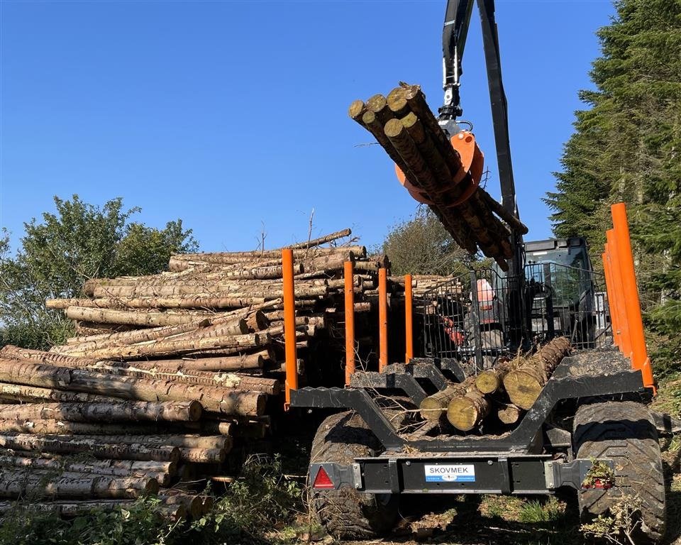 Rückewagen & Rückeanhänger des Typs BMF 12 t skovvogn med 7,5 m kran, Gebrauchtmaschine in Fredericia (Bild 3)