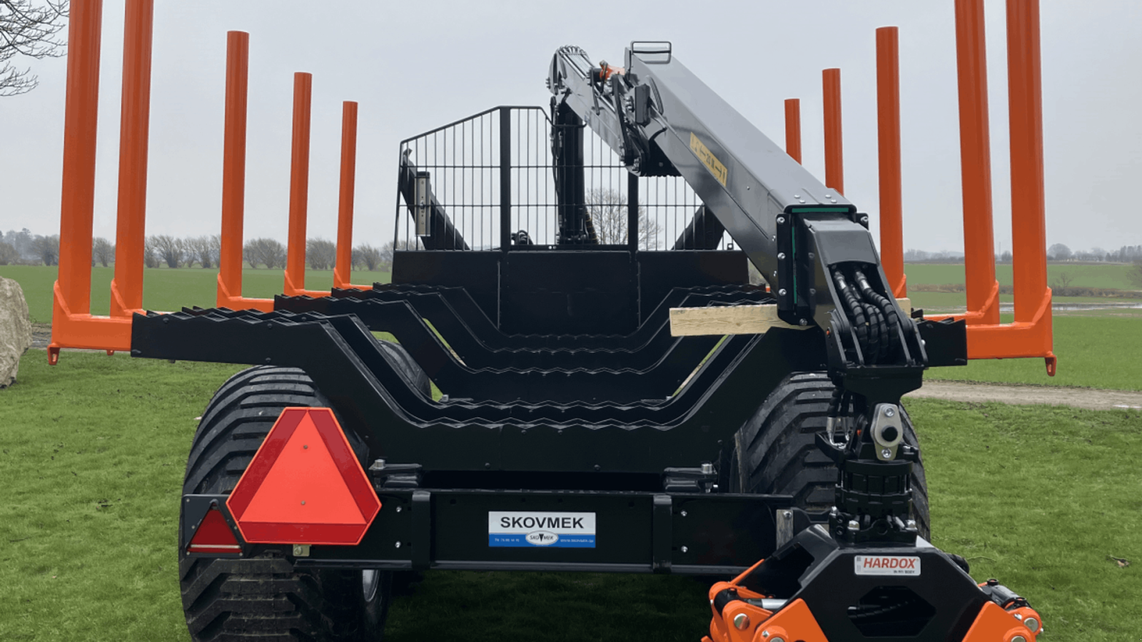 Rückewagen & Rückeanhänger tip BMF 14 t skovvogn m. 7,5 m kran, Gebrauchtmaschine in Fredericia (Poză 2)