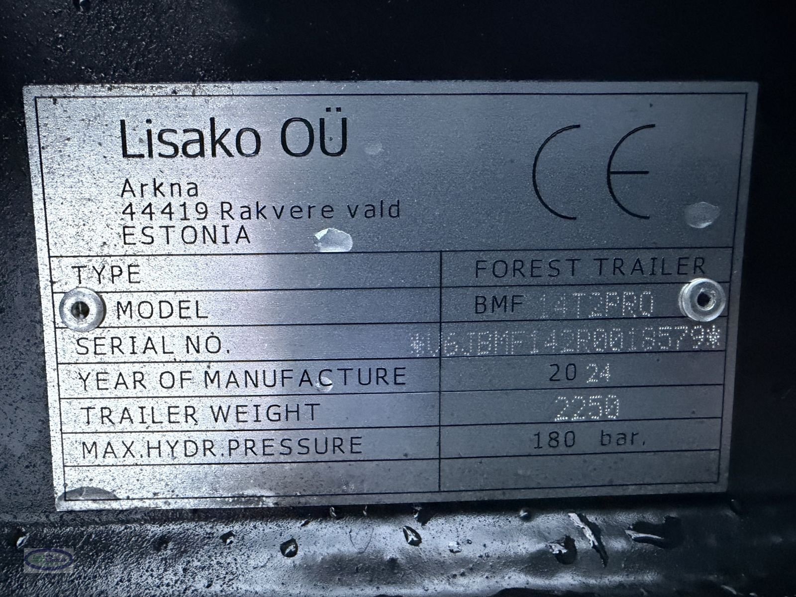 Rückewagen & Rückeanhänger typu BMF 14T2 905 HP, Gebrauchtmaschine w Münzkirchen (Zdjęcie 13)