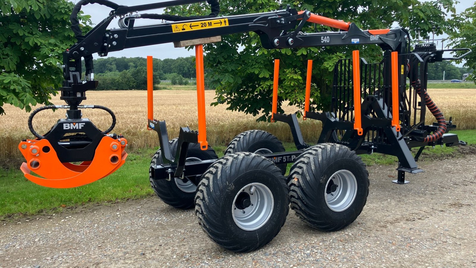 Rückewagen & Rückeanhänger typu BMF 5 t. skovvogn med 4,3 m kran, Gebrauchtmaschine v Fredericia (Obrázek 2)