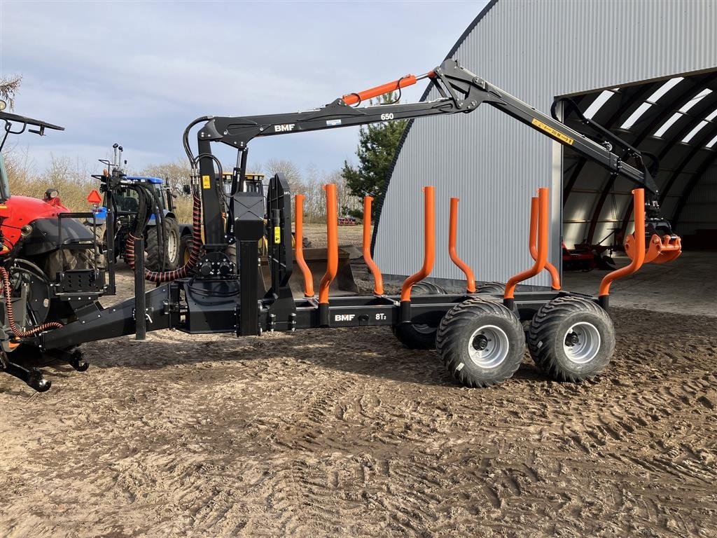 Rückewagen & Rückeanhänger typu BMF 8 t. skovvogn med 6,5 m. kran, Gebrauchtmaschine w Fredericia (Zdjęcie 4)