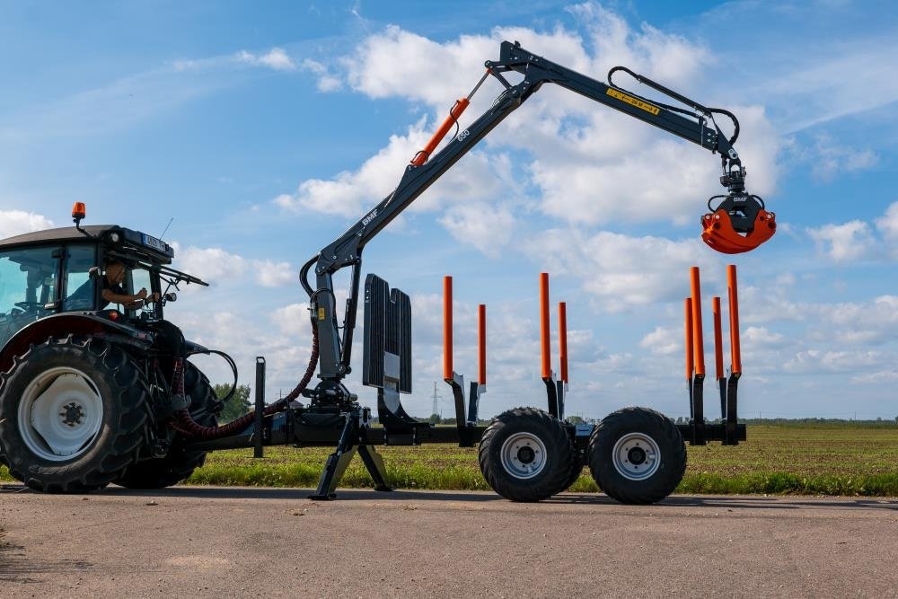 Rückewagen & Rückeanhänger typu BMF 8 t. skovvogn med 6,5 m. kran, Gebrauchtmaschine w Fredericia (Zdjęcie 6)