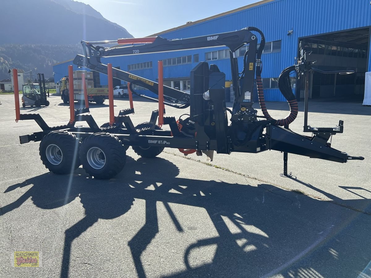 Rückewagen & Rückeanhänger typu BMF 8T2 PRO Doppelrahmen mit Kran BMF 720, Neumaschine w Kötschach (Zdjęcie 9)