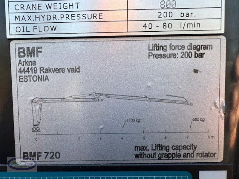 Rückewagen & Rückeanhänger a típus BMF 9 T2 720, Neumaschine ekkor: Münzkirchen (Kép 11)