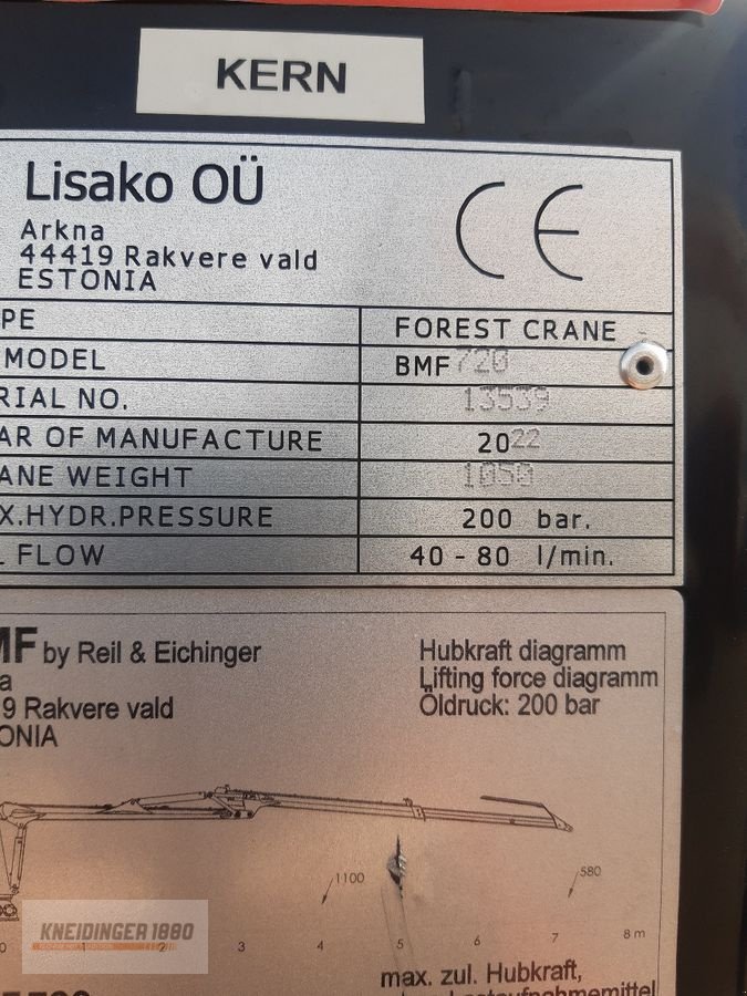 Rückewagen & Rückeanhänger a típus BMF 9T1  720, Gebrauchtmaschine ekkor: Altenfelden (Kép 5)