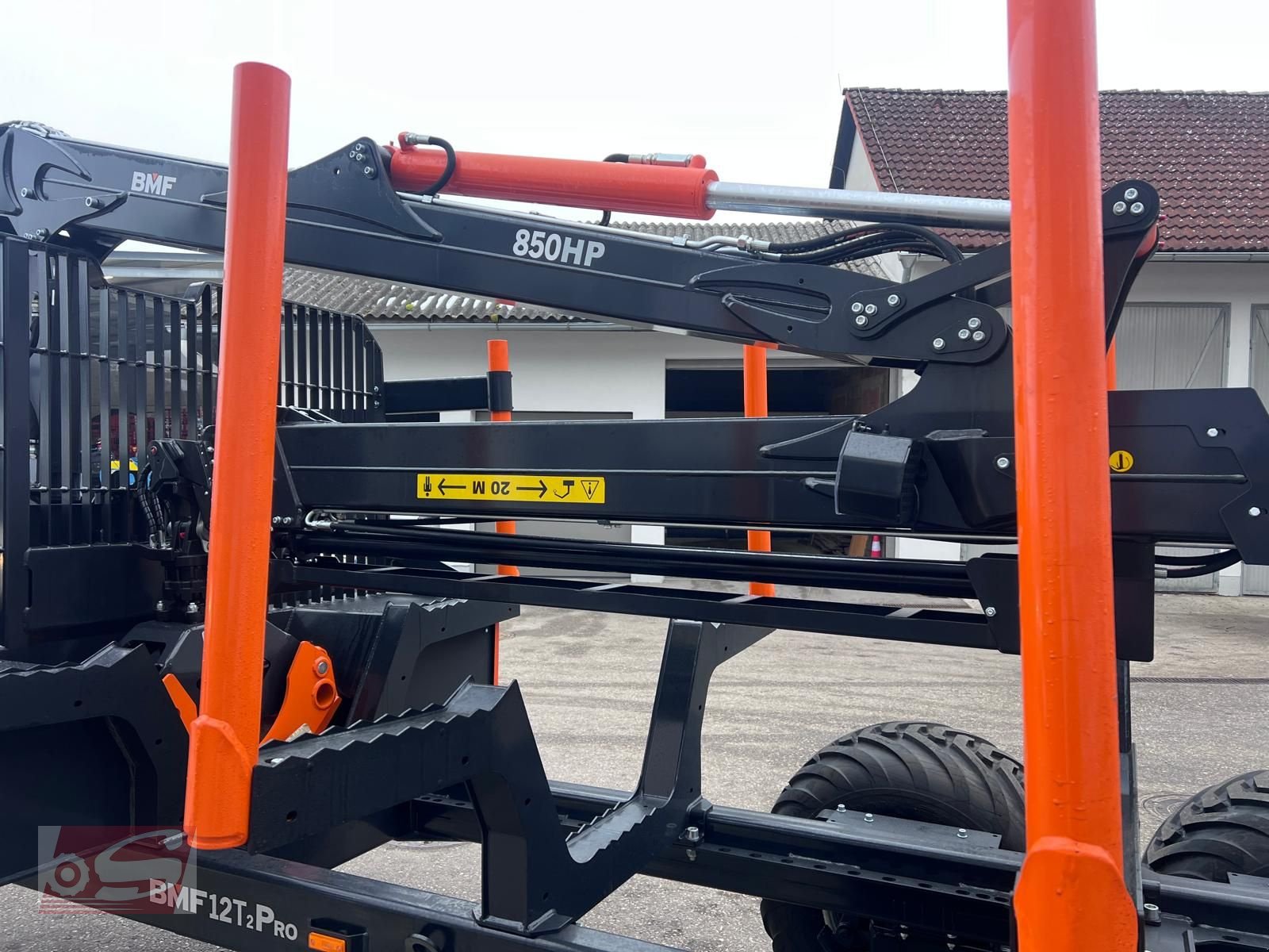 Rückewagen & Rückeanhänger del tipo BMF BMF 12T2 mit BMF 850 HP Kran, Neumaschine en Offenhausen (Imagen 4)