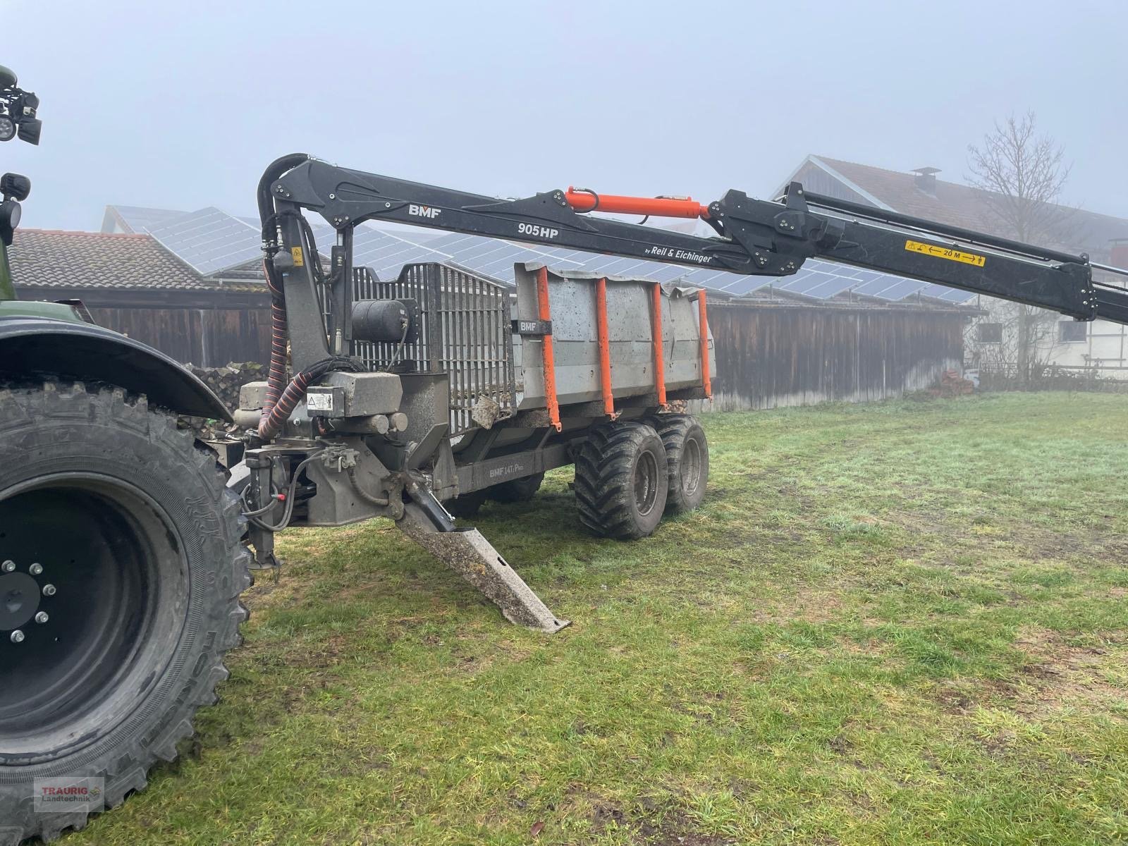 Rückewagen & Rückeanhänger типа BMF BMF 14 PM + 905 Kran, Gebrauchtmaschine в Mainburg/Wambach (Фотография 1)