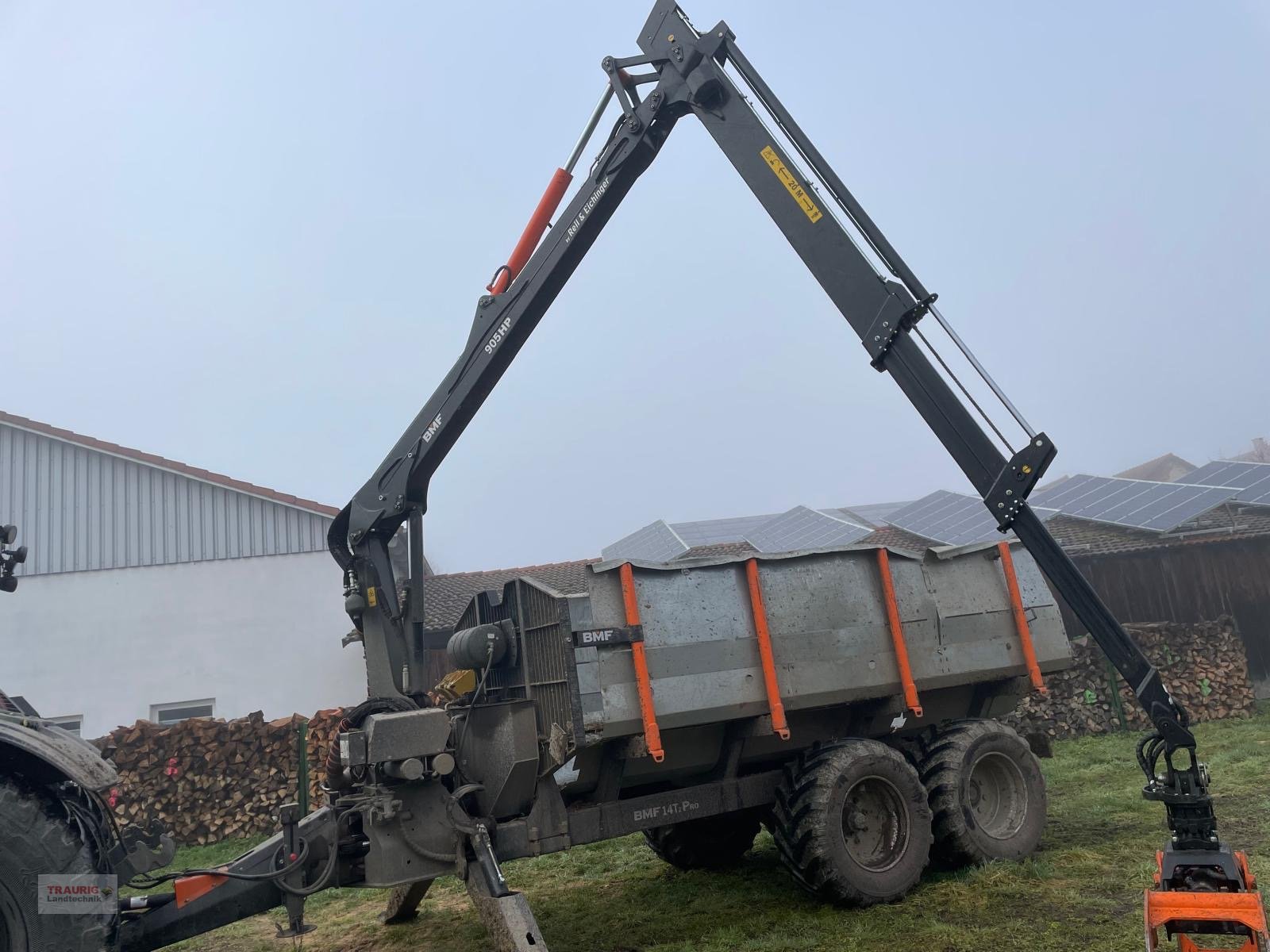 Rückewagen & Rückeanhänger типа BMF BMF 14 PM + 905 Kran, Gebrauchtmaschine в Mainburg/Wambach (Фотография 2)