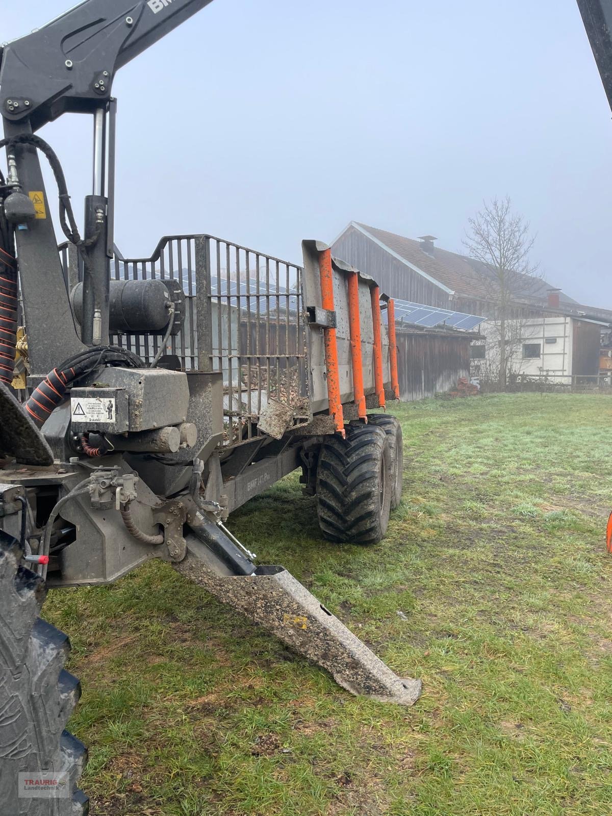 Rückewagen & Rückeanhänger типа BMF BMF 14 PM + 905 Kran, Gebrauchtmaschine в Mainburg/Wambach (Фотография 4)