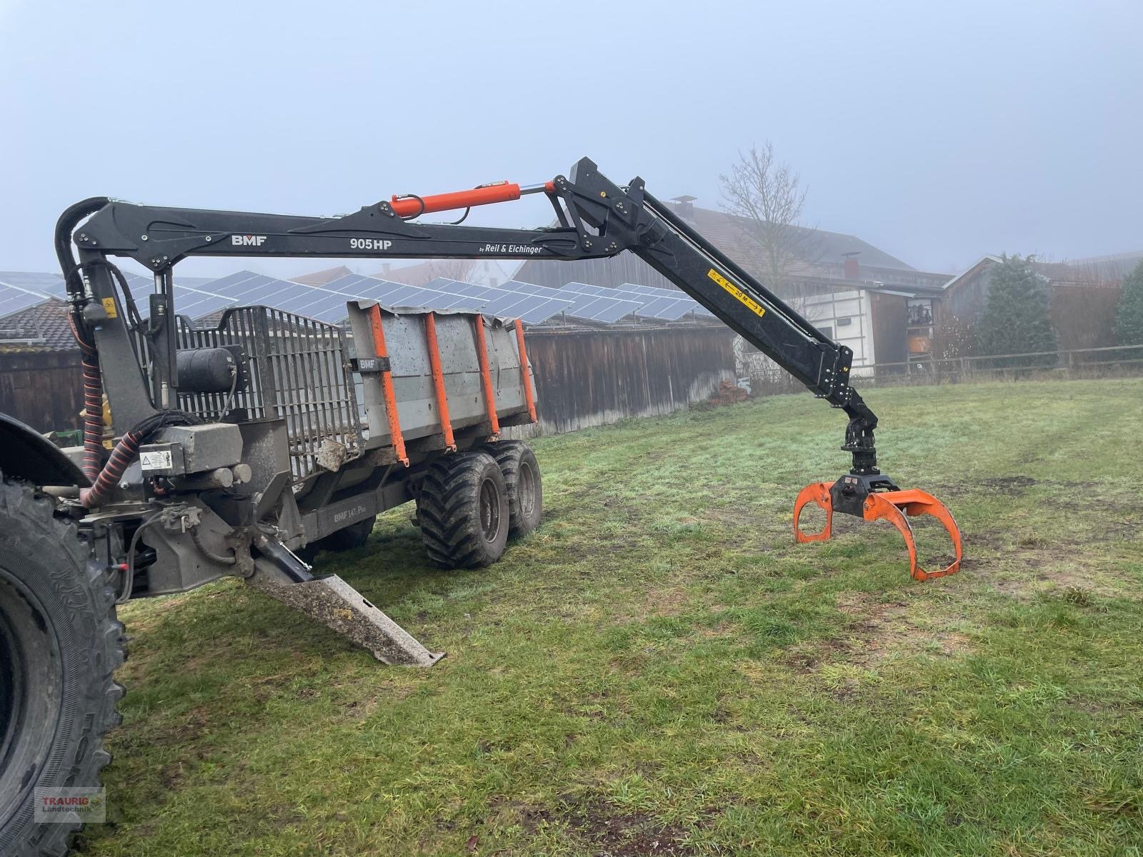 Rückewagen & Rückeanhänger типа BMF BMF 14 PM + 905 Kran, Gebrauchtmaschine в Mainburg/Wambach (Фотография 5)