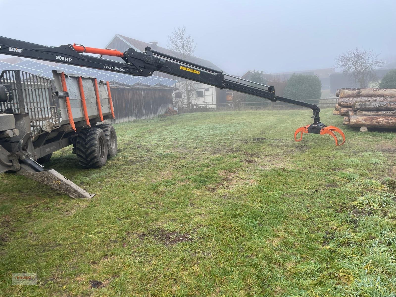 Rückewagen & Rückeanhänger типа BMF BMF 14 PM + 905 Kran, Gebrauchtmaschine в Mainburg/Wambach (Фотография 10)