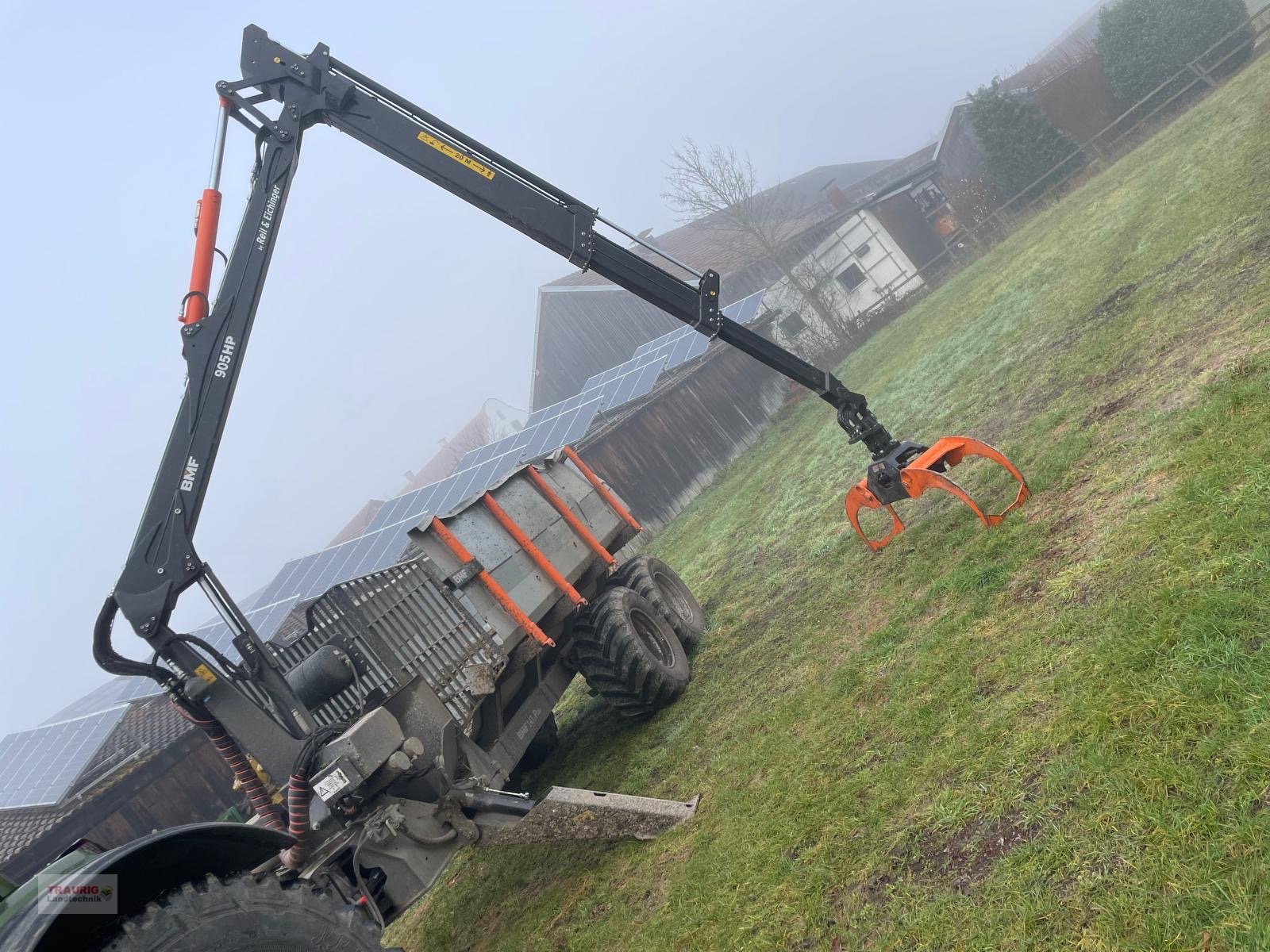Rückewagen & Rückeanhänger типа BMF BMF 14 PM + 905 Kran, Gebrauchtmaschine в Mainburg/Wambach (Фотография 12)