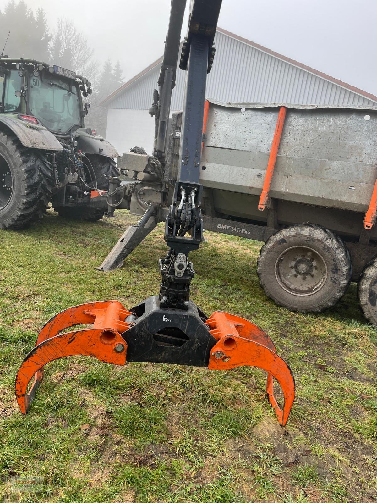 Rückewagen & Rückeanhänger типа BMF BMF 14 PM + 905 Kran, Gebrauchtmaschine в Mainburg/Wambach (Фотография 14)