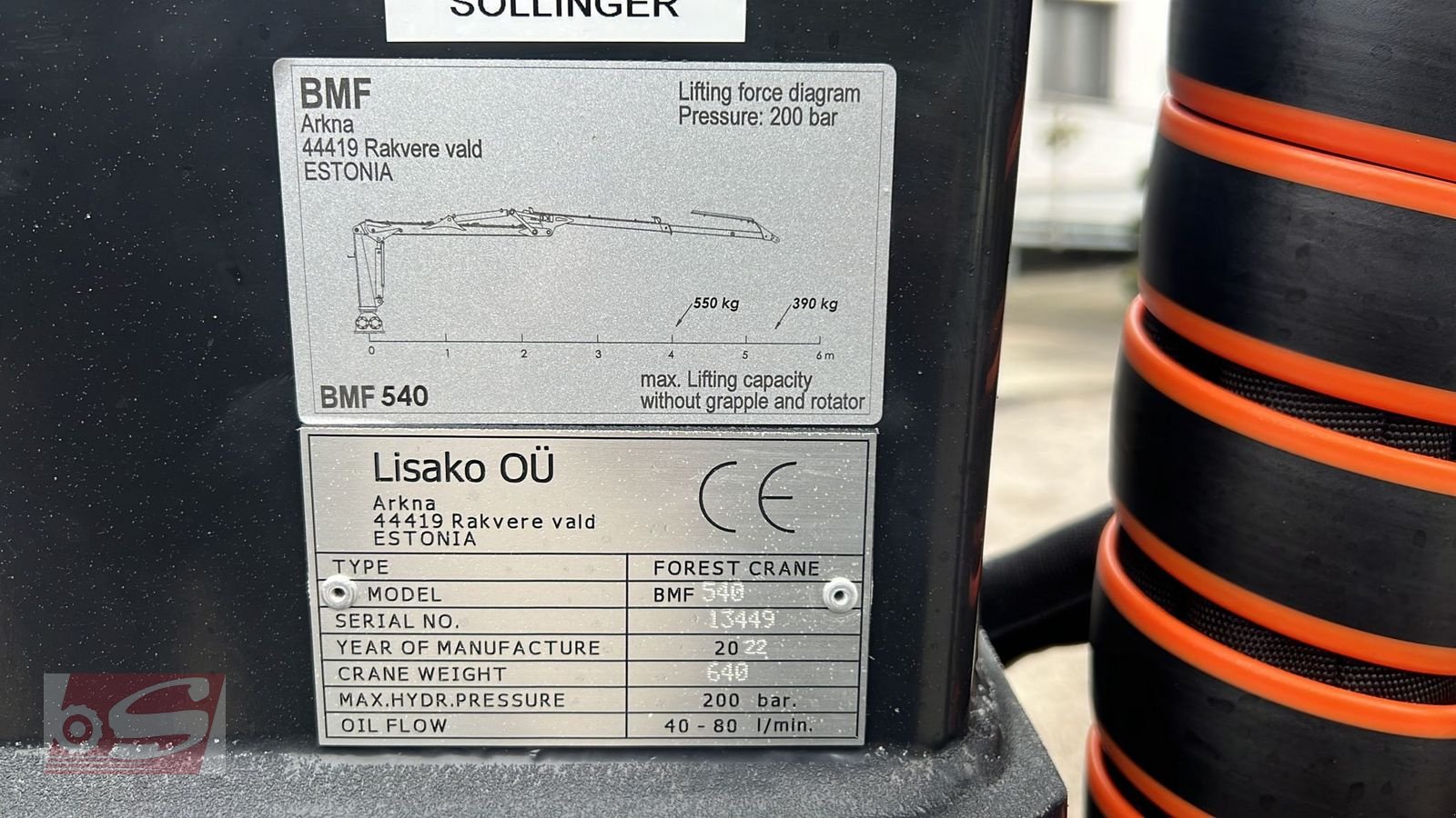 Rückewagen & Rückeanhänger tipa BMF BMF 7T1 mit BMF 540 Kran, Neumaschine u Offenhausen (Slika 15)