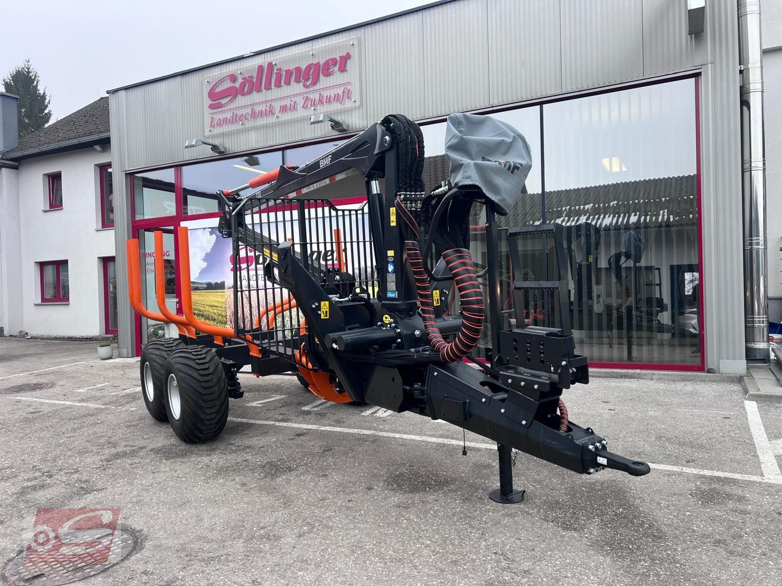 Rückewagen & Rückeanhänger a típus BMF BMF 8T1-E mit BMF 720 Kran, Neumaschine ekkor: Offenhausen (Kép 1)