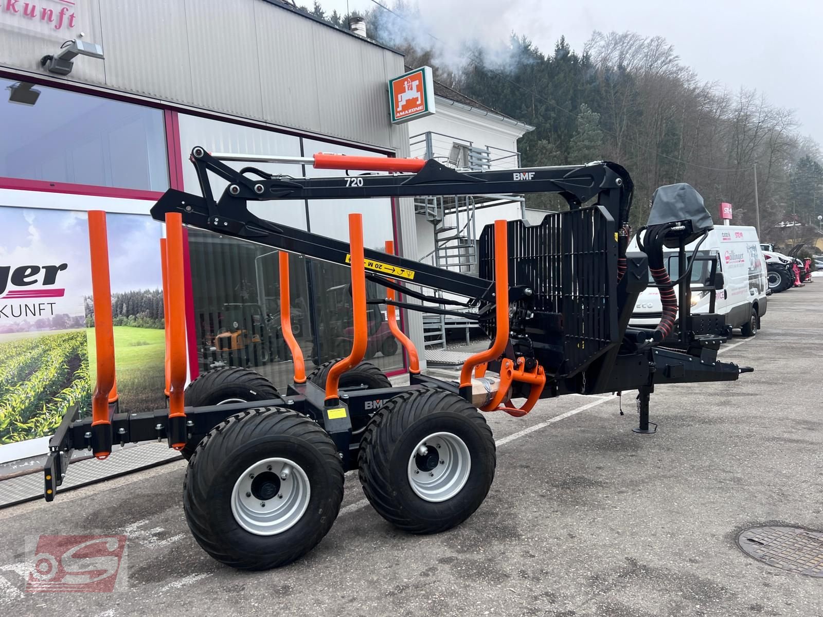 Rückewagen & Rückeanhänger a típus BMF BMF 8T1-E mit BMF 720 Kran, Neumaschine ekkor: Offenhausen (Kép 3)