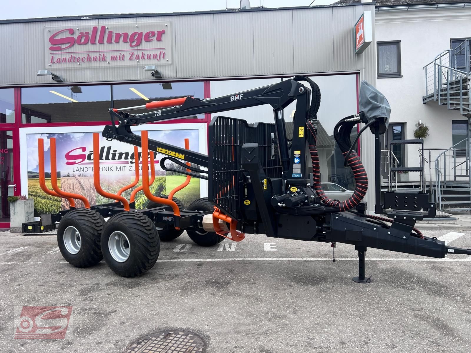 Rückewagen & Rückeanhänger a típus BMF BMF 8T1-E mit BMF 720 Kran, Neumaschine ekkor: Offenhausen (Kép 2)