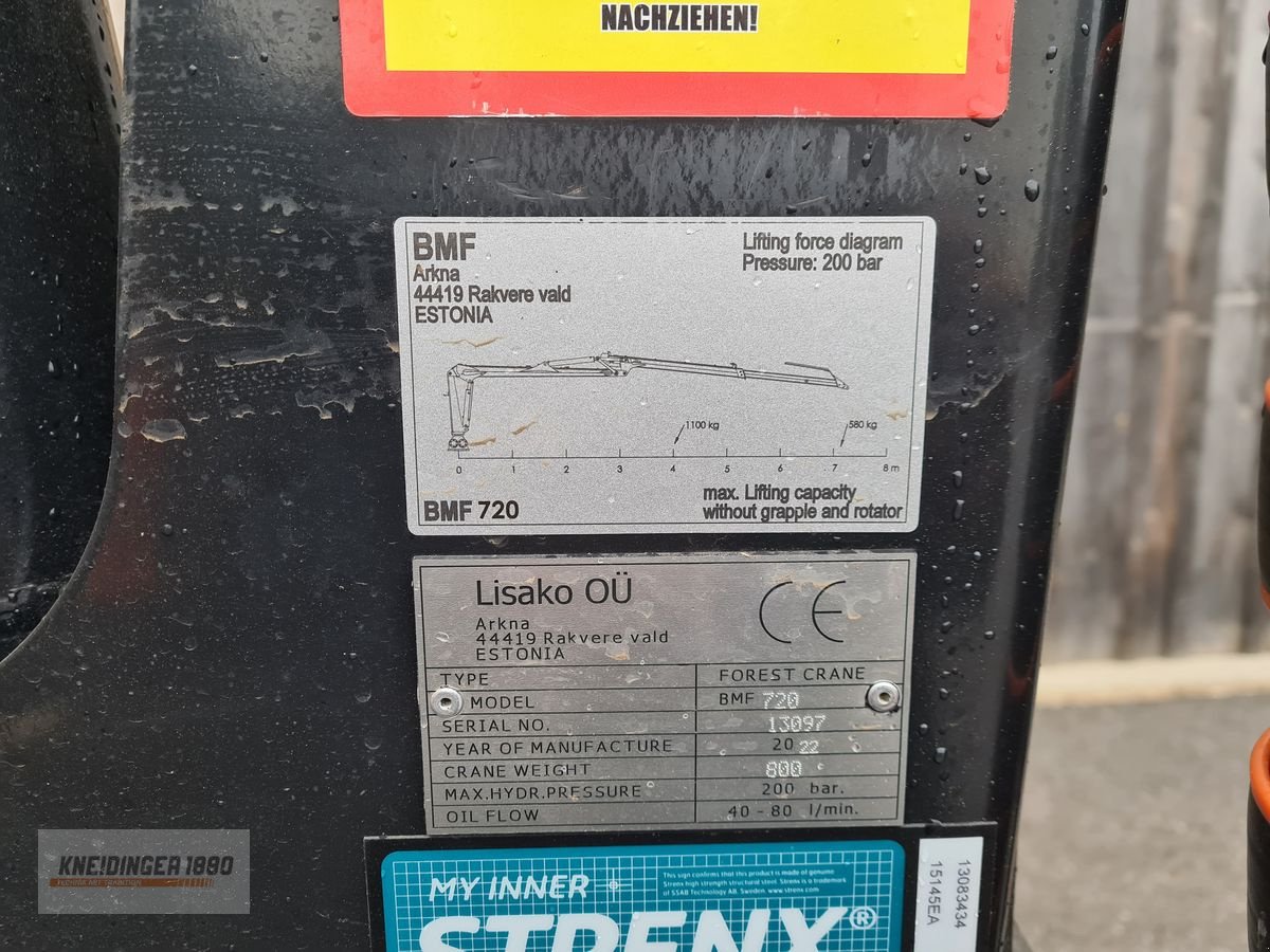 Rückewagen & Rückeanhänger tipa BMF BMF 8t2 / 720 Kran, Gebrauchtmaschine u Altenfelden (Slika 6)