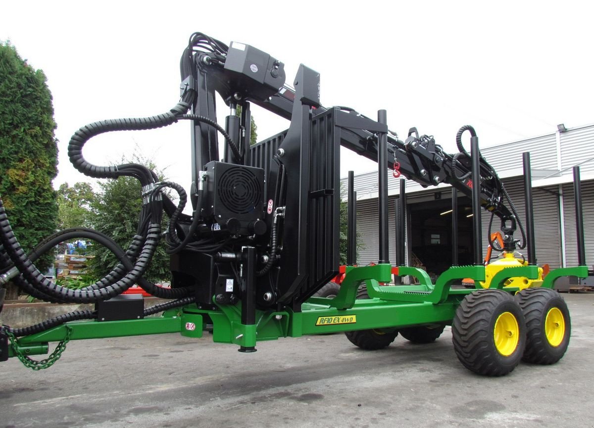 Rückewagen & Rückeanhänger tipa Conpexim Cranit Wagen RF12EX + Kran F85, Neumaschine u Apetlon (Slika 2)