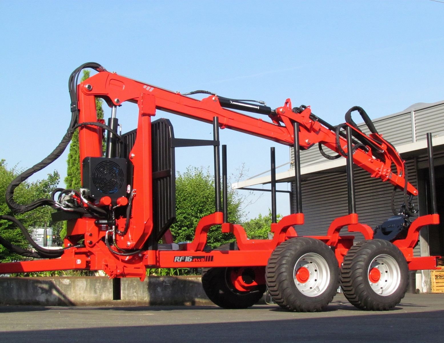 Rückewagen & Rückeanhänger tipa Conpexim Cranit Wagen RF12EX + Kran F85, Neumaschine u Apetlon (Slika 1)