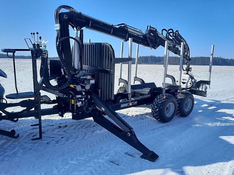 Rückewagen & Rückeanhänger типа Conpexim Rückewagen RF10EX10t NL, Kran G7000, 7 m, Neumaschine в Apetlon (Фотография 1)