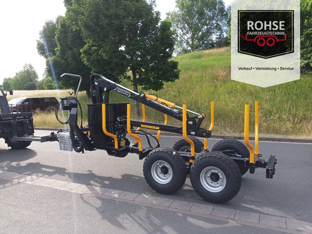 Rückewagen & Rückeanhänger des Typs Country 50s-550AE Rückeanhänger Auflaufbremse, Neumaschine in Unterwellenborn (Bild 3)