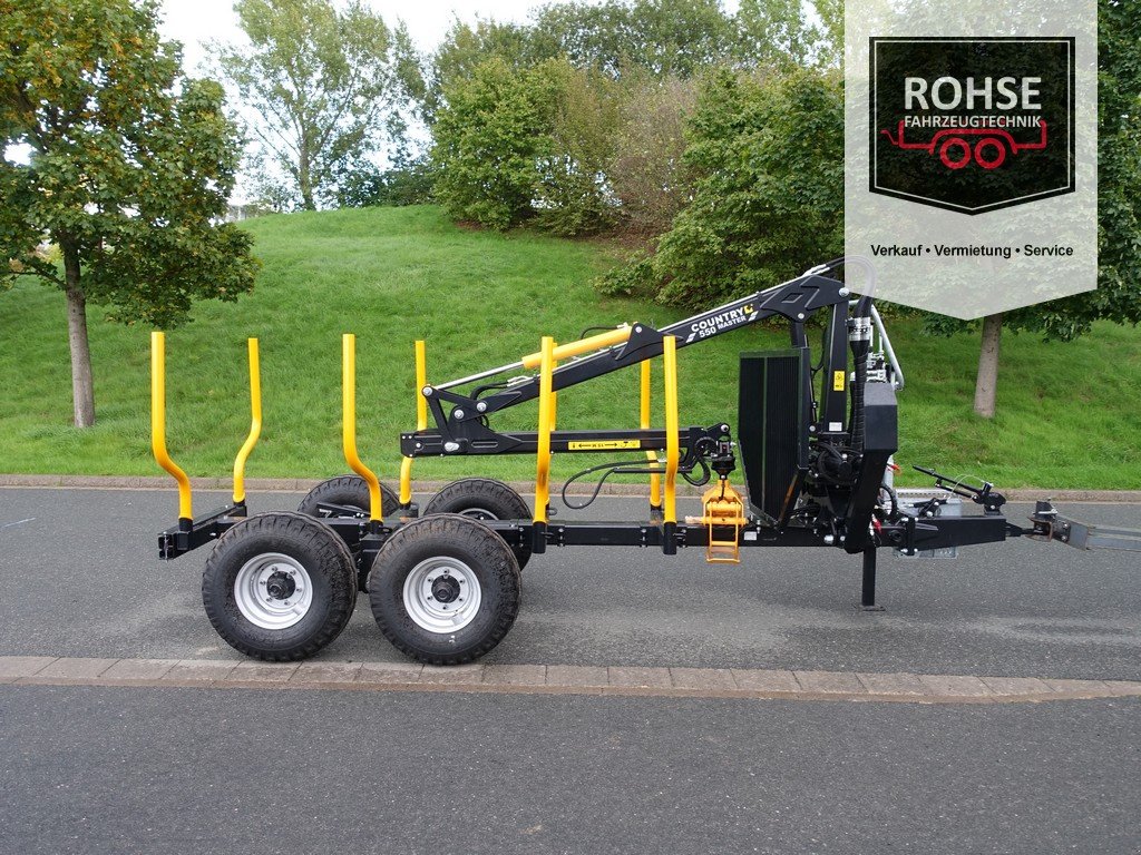 Rückewagen & Rückeanhänger des Typs Country 70s-550AEH Rückeanhänger Auflaufbremse, Neumaschine in Unterwellenborn (Bild 1)
