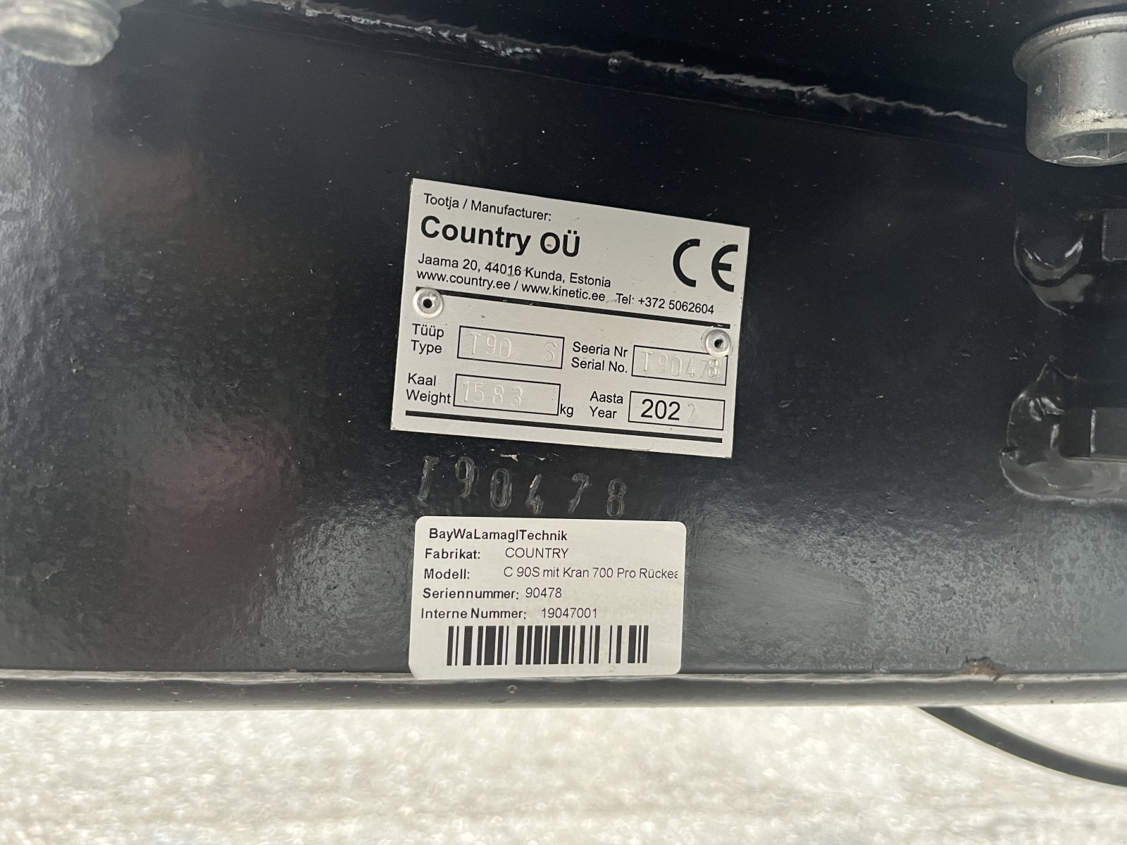 Rückewagen & Rückeanhänger des Typs Country C90S, Neumaschine in Frastanz (Bild 10)