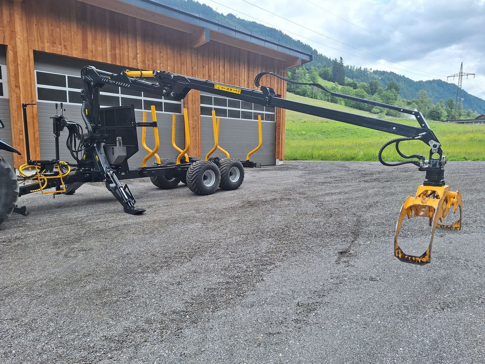 Rückewagen & Rückeanhänger tipa Country FORSTANHÄNGER MIT KRAN UND RADANTRIEB, Vorführmaschine u Burgkirchen (Slika 11)