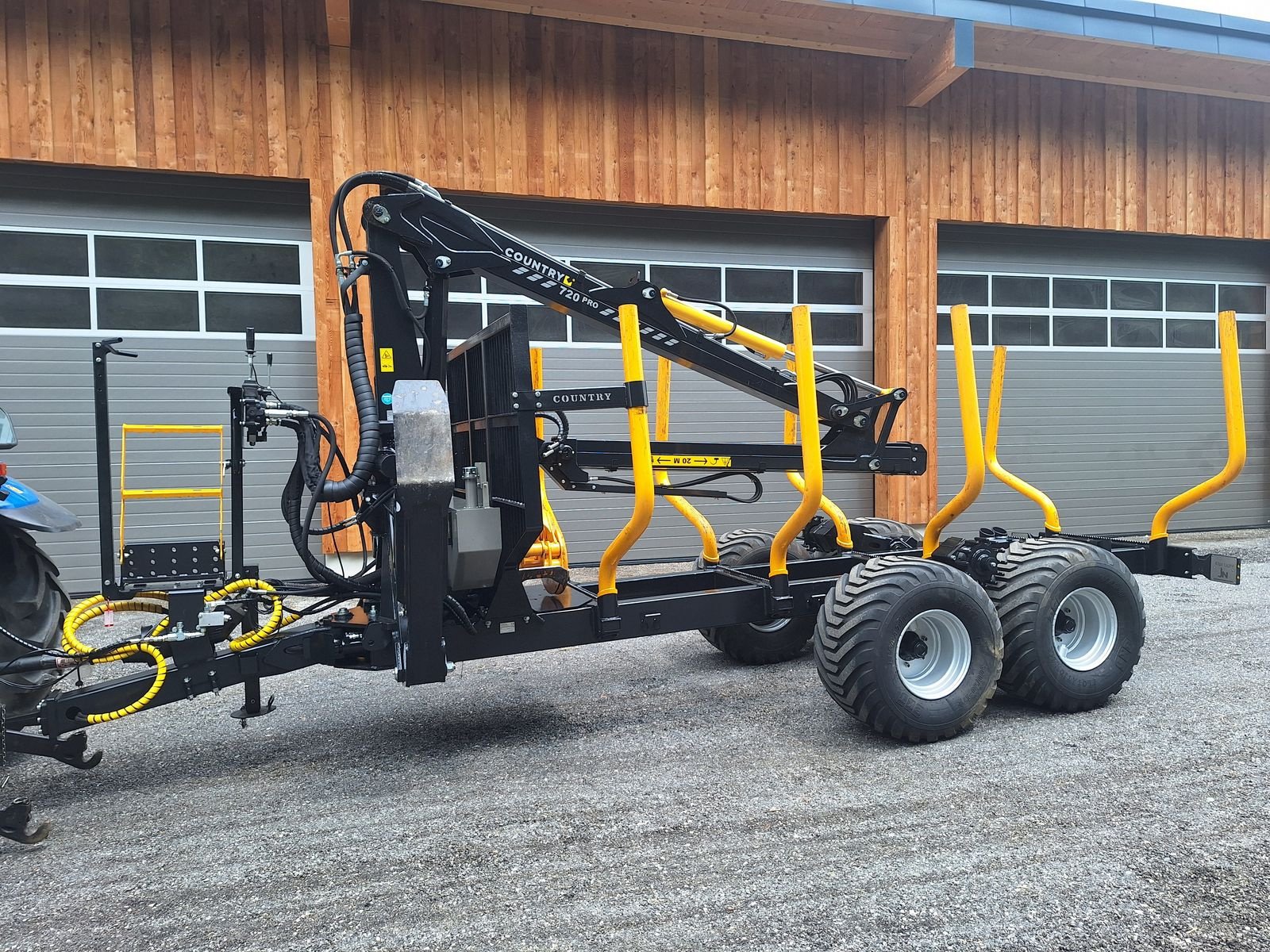 Rückewagen & Rückeanhänger tipa Country FORSTANHÄNGER MIT KRAN UND RADANTRIEB, Vorführmaschine u Burgkirchen (Slika 2)