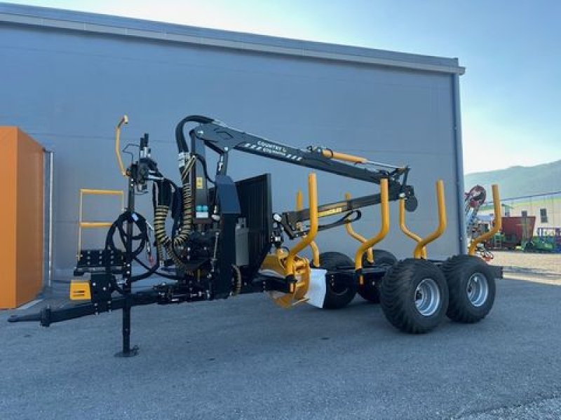 Rückewagen & Rückeanhänger tip Country Rückewagen 70S mit Kran 670 7to, Neumaschine in Tamsweg (Poză 9)