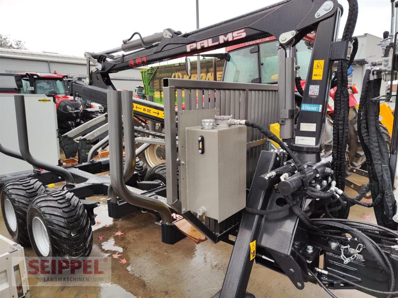 Rückewagen & Rückeanhänger typu EiFo 8.70 SE/ FK 3.61 Eigenöl, Auflaufbremse, Neumaschine v Groß-Umstadt (Obrázek 1)