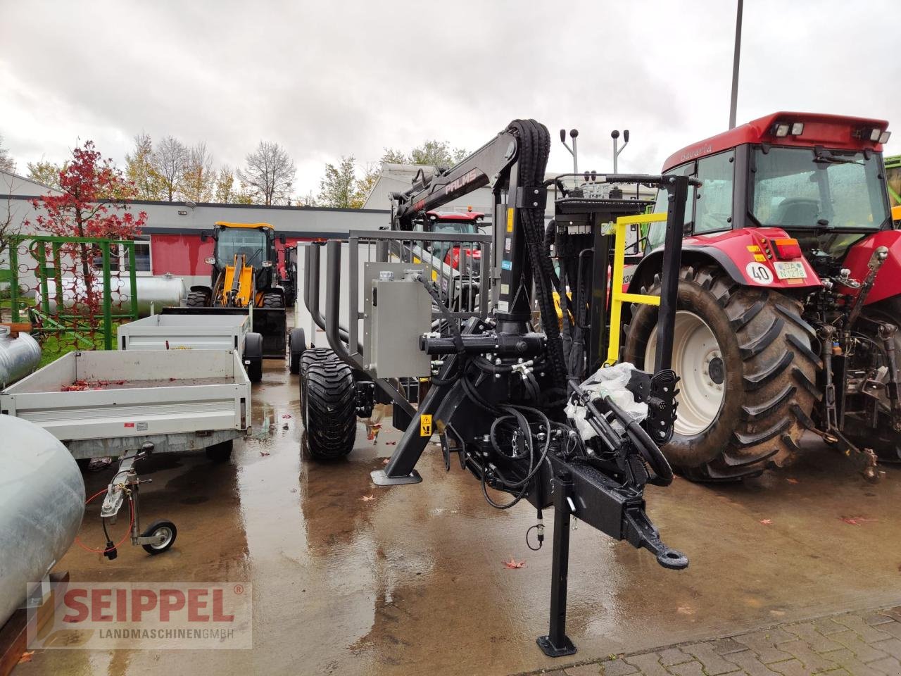 Rückewagen & Rückeanhänger typu EiFo 8.70 SE/ FK 3.61 Eigenöl, Auflaufbremse, Neumaschine v Groß-Umstadt (Obrázek 2)
