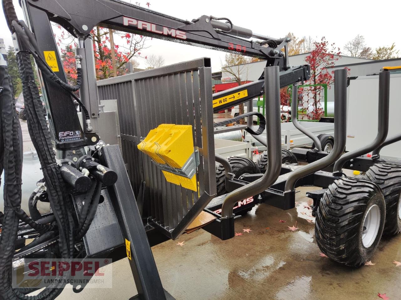 Rückewagen & Rückeanhänger typu EiFo 8.70 SE/ FK 3.61 Eigenöl, Auflaufbremse, Neumaschine v Groß-Umstadt (Obrázek 3)