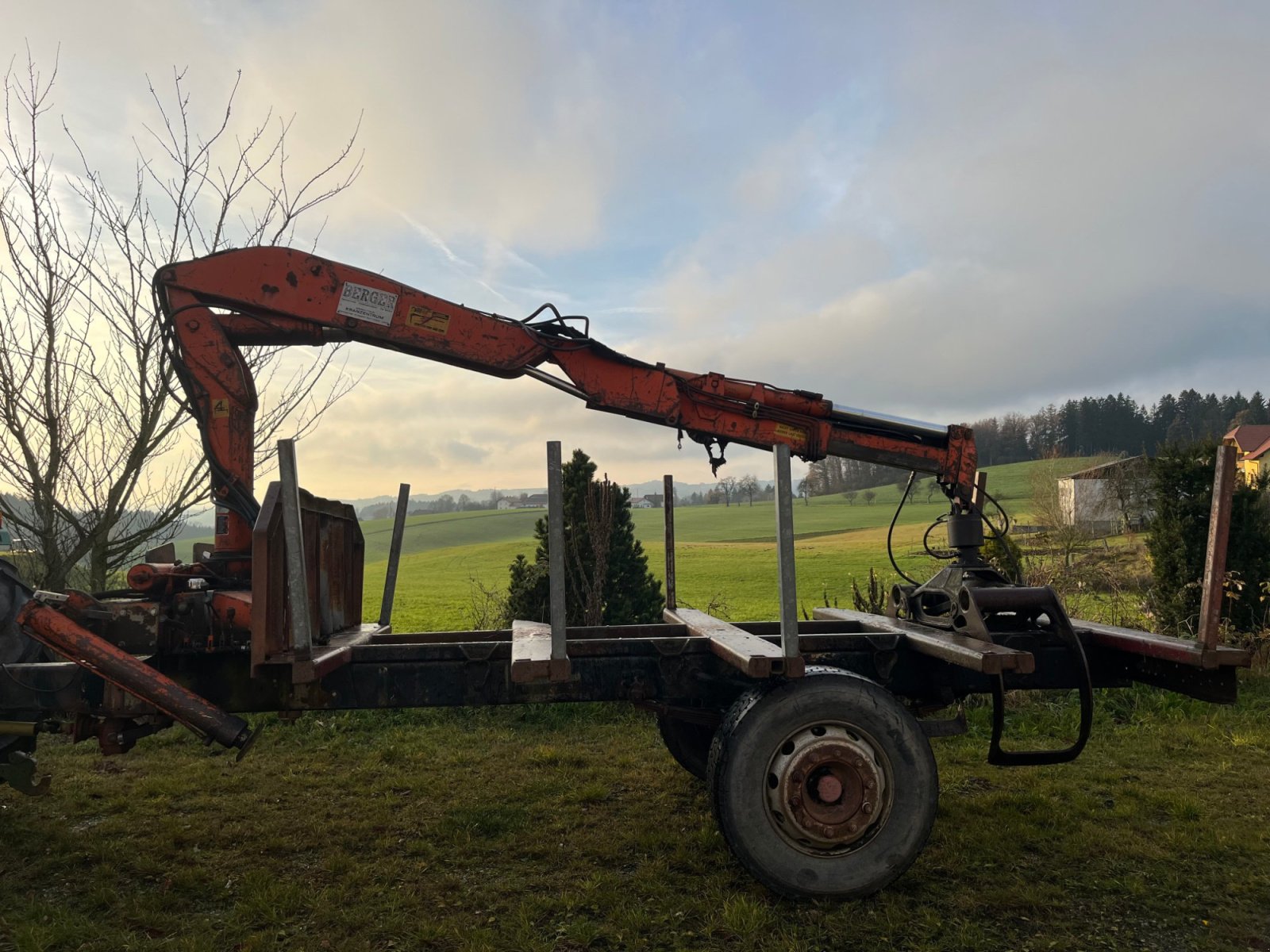 Rückewagen & Rückeanhänger a típus Eigenbau Hiab, Gebrauchtmaschine ekkor: Kopfing (Kép 2)