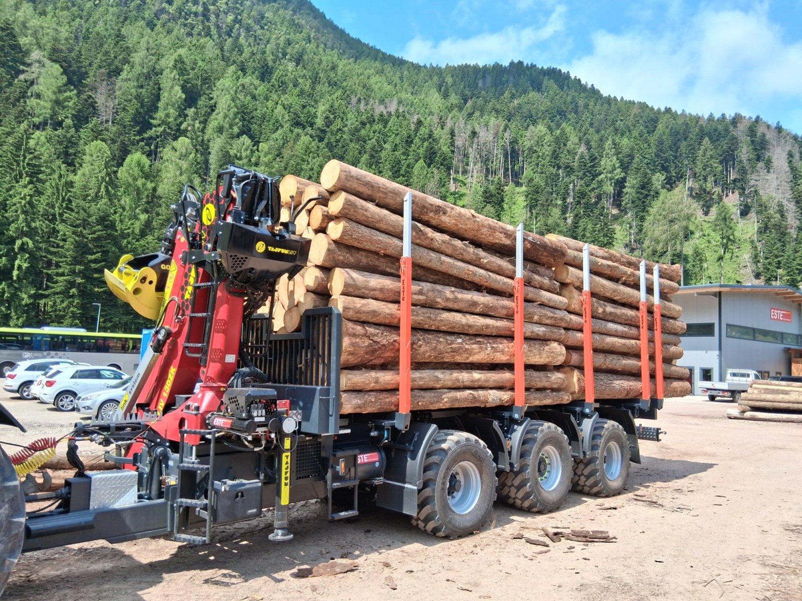 Rückewagen & Rückeanhänger des Typs Este AW30, Neumaschine in Kastelruth (Bild 2)