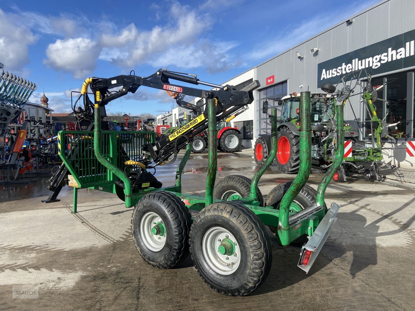 Rückewagen & Rückeanhänger типа Euroklip Rückewagen 8t, Gebrauchtmaschine в Burgkirchen (Фотография 5)