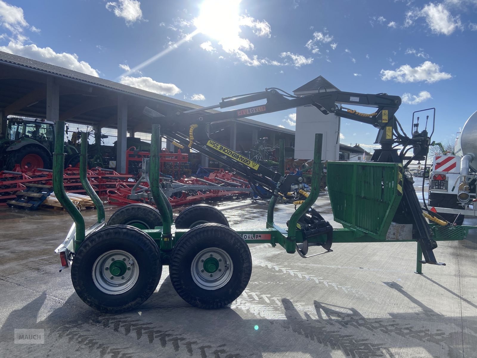 Rückewagen & Rückeanhänger типа Euroklip Rückewagen 8t, Gebrauchtmaschine в Burgkirchen (Фотография 8)