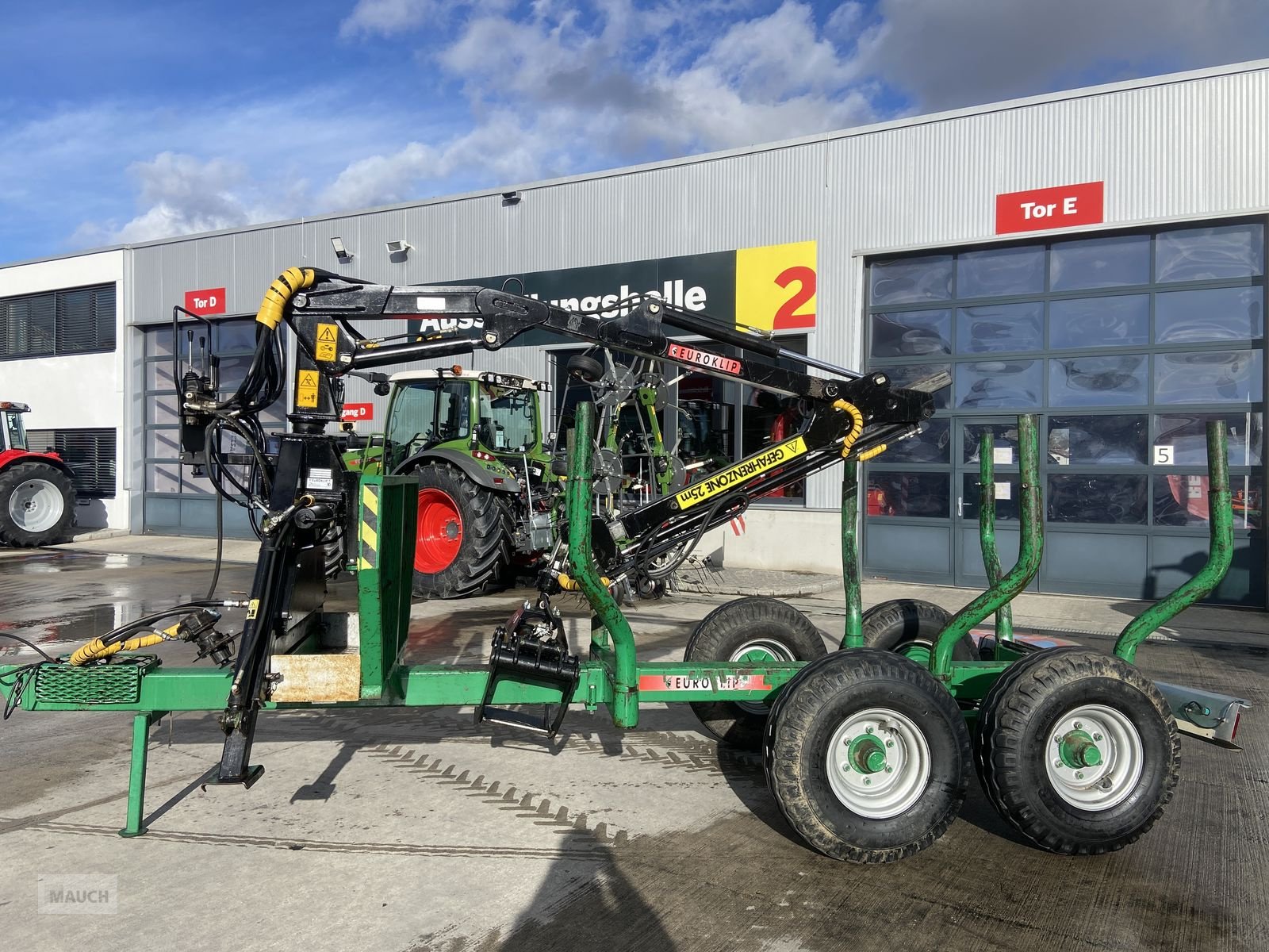 Rückewagen & Rückeanhänger типа Euroklip Rückewagen 8t, Gebrauchtmaschine в Burgkirchen (Фотография 4)